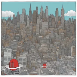 a city by Mike Allred