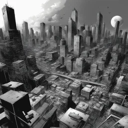 a city by Mike Deodato