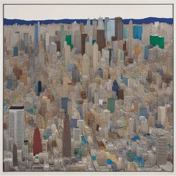 a city by Mike Kelley