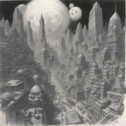 a city by Mike Ploog