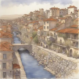 a city by Milo Manara