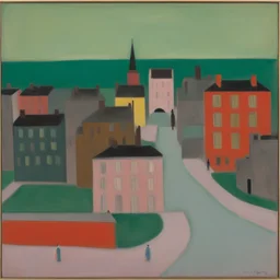 a city by Milton Avery