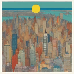 a city by Milton Glaser