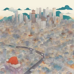 a city by Miwa Komatsu