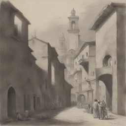 a city by Monsù Desiderio