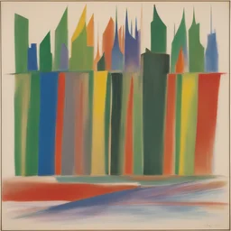 a city by Morris Louis