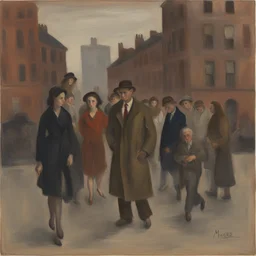 a city by Moses Soyer