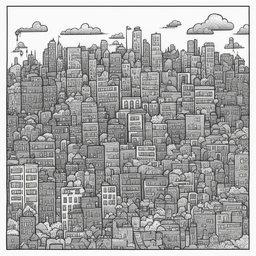 a city by Mr. Doodle