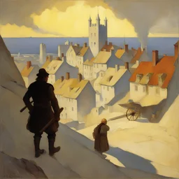 a city by NC Wyeth