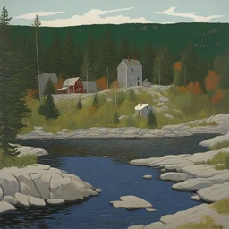 a city by Neil Welliver