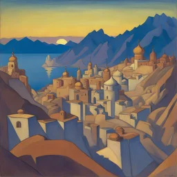 a city by Nicholas Roerich