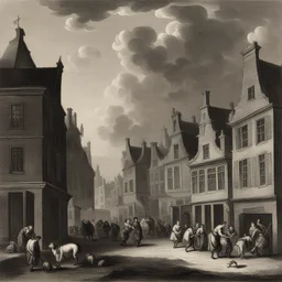 a city by Nicolaes Maes