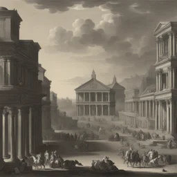 a city by Nicolas Mignard