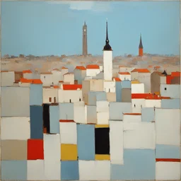 a city by Nicolas de Stael