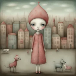 a city by Nicoletta Ceccoli
