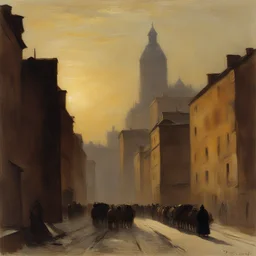 a city by Nikolai Ge