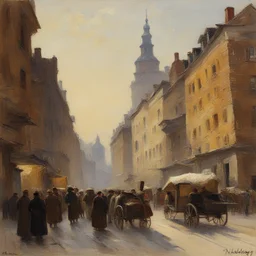 a city by Nikolay Makovsky