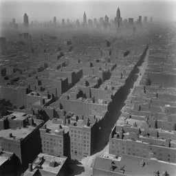 a city by Nina Leen