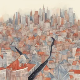 a city by Nina Valetova
