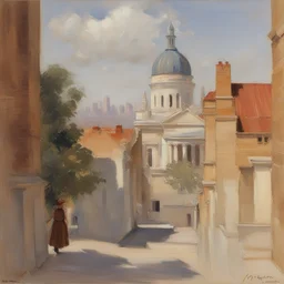 a city by Nora Heysen