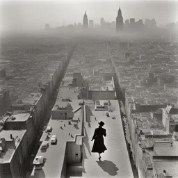 a city by Norman Parkinson