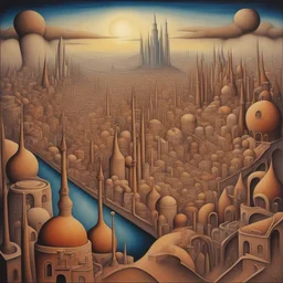a city by Octavio Ocampo