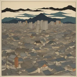 a city by Ogawa Kazumasa