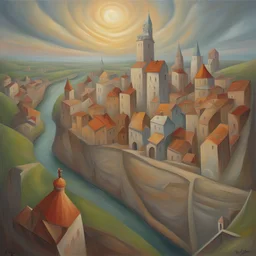 a city by Oleg Shuplyak
