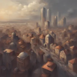 a city by Oleksandr Bogomazov