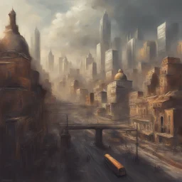 a city by Oleksiy Rysyuk