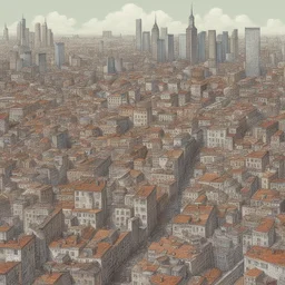 a city by Olivier Ledroit