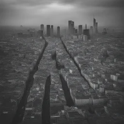a city by Olivier de Sagazan