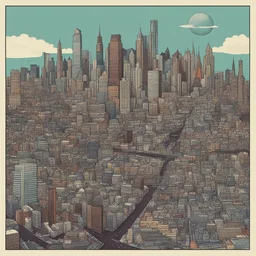 a city by Ollie Hoff