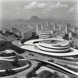 a city by Oscar Niemeyer
