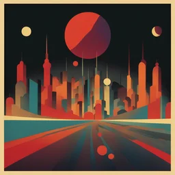 a city by Oskar Fischinger