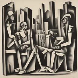 a city by Ossip Zadkine
