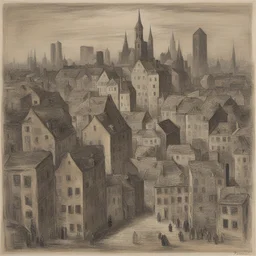 a city by Otto Müller