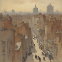 a city by Pamela Colman Smith