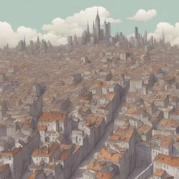 a city by Pascal Blanché