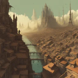 a city by Pascal Blanche