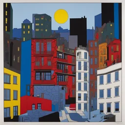 a city by Patrick Caulfield