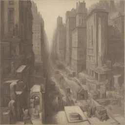 a city by Paul Cadmus