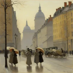 a city by Paul Gustav Fischer