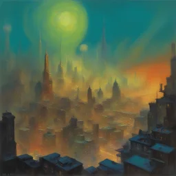 a city by Paul Lehr