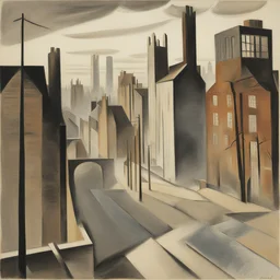a city by Paul Nash