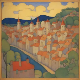 a city by Paul Ranson