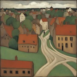 a city by Paula Modersohn-Becker