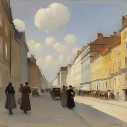 a city by Peder Severin Krøyer
