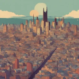 a city by Pete Turner
