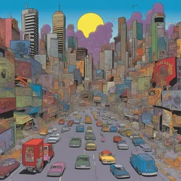 a city by Peter Bagge